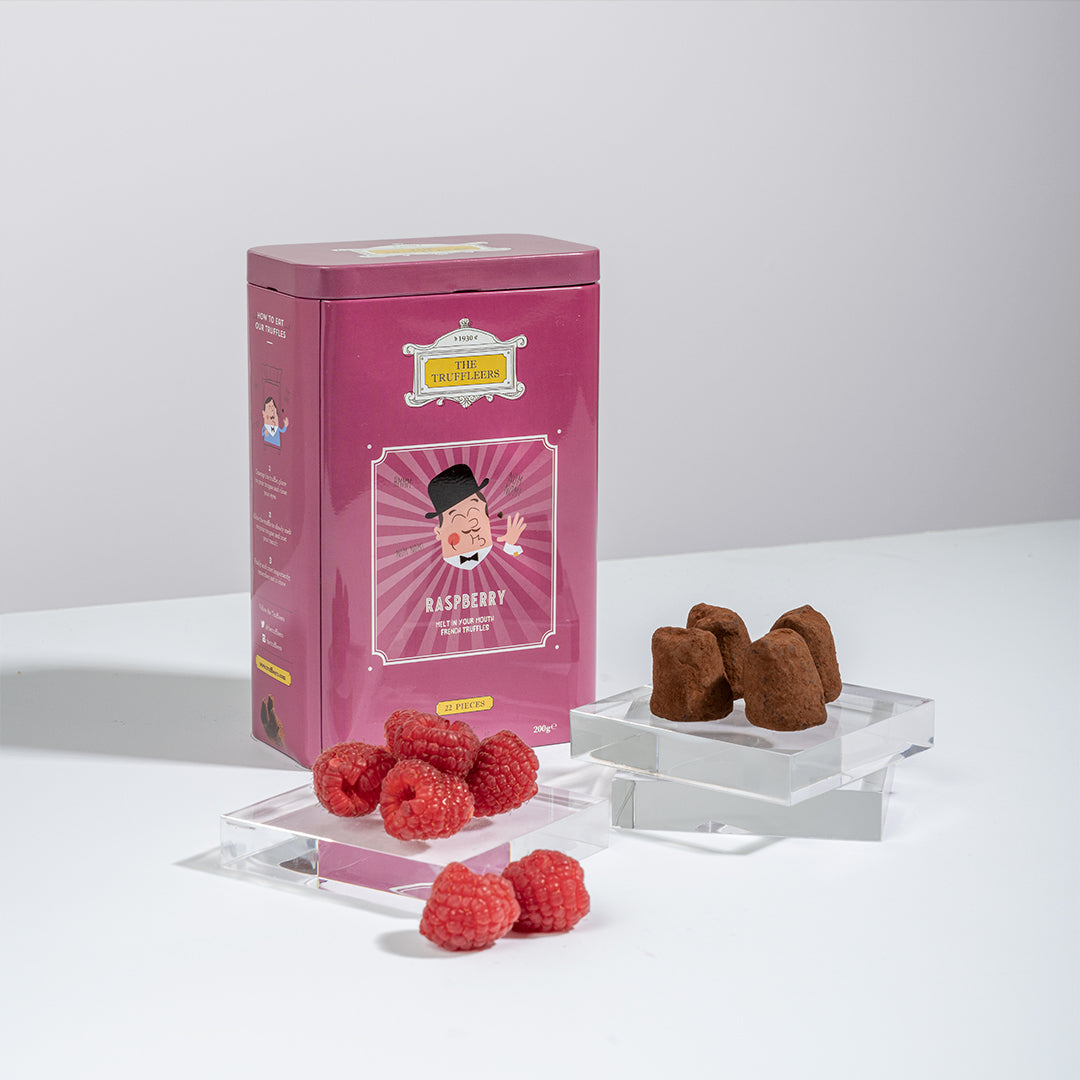 Raspberry Chocolate Truffles - The Truffleers